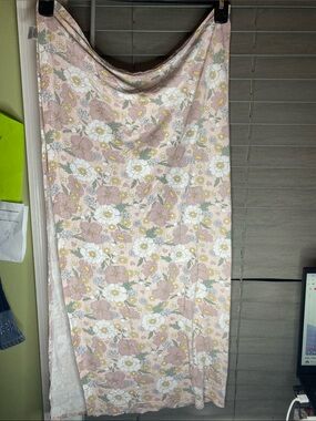 Milkberry Bamboo Floral Pink baby blanket - 36”x40”